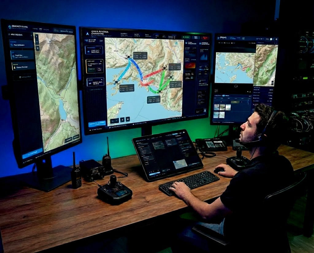 DTYI-AX yer istasyonu - drone yönetim platformu